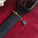 Butterfly Wing Watch Charm Bracelet