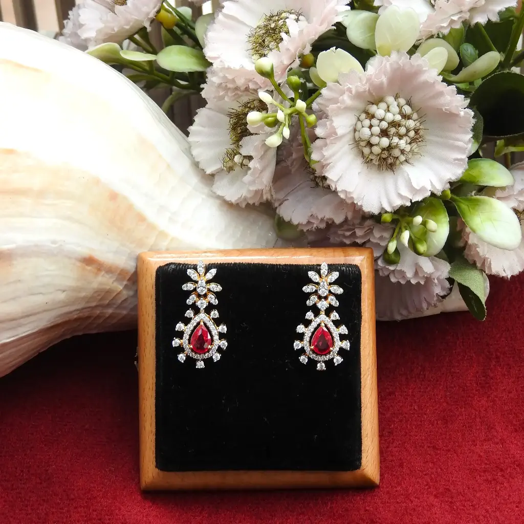 Emerald Blossom Earrings