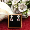 Emerald Blossom Earrings