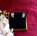 Golden Leaf Studs