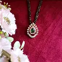 Regal Green Mangalsutra Pendant