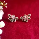 Luxe Dual-Tone Petal Earrings