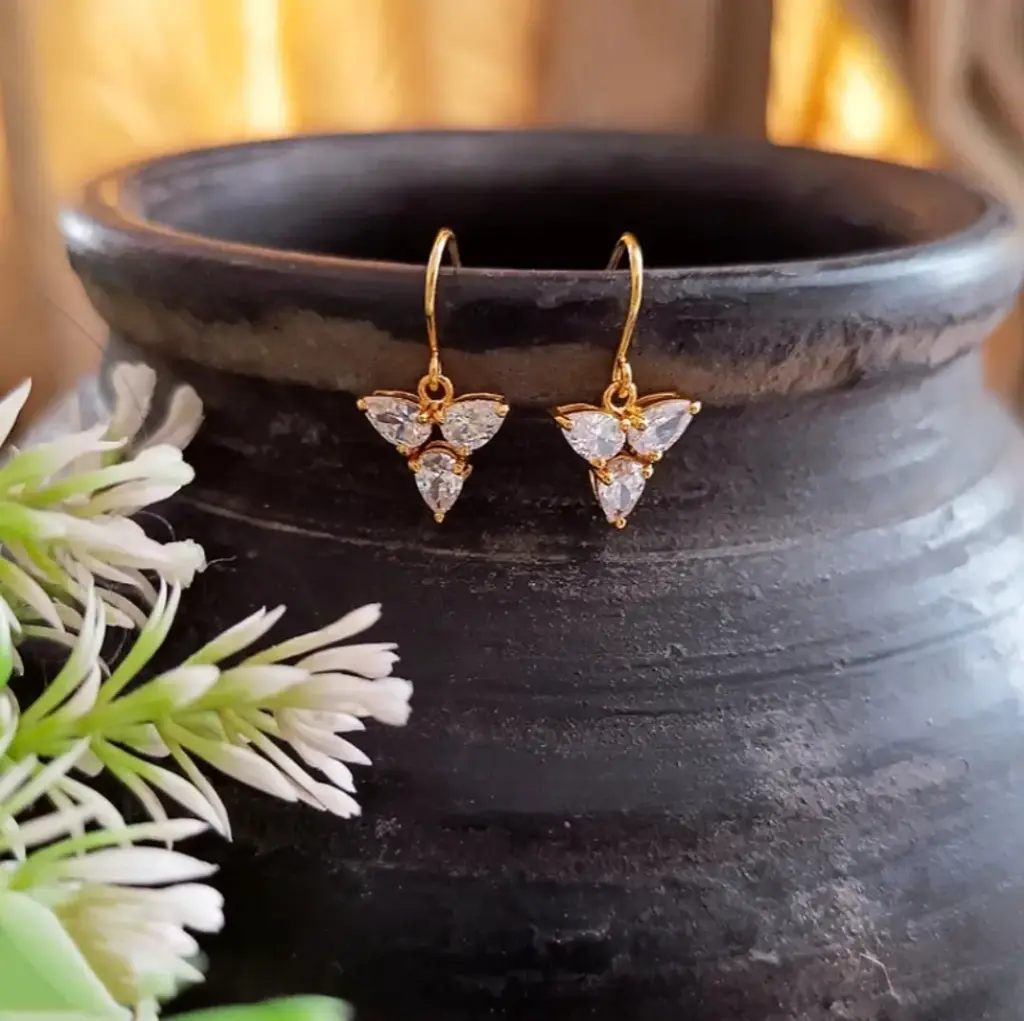 Triad Sparkle Earrings