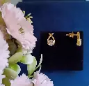 Cross-Sparkle Earrings