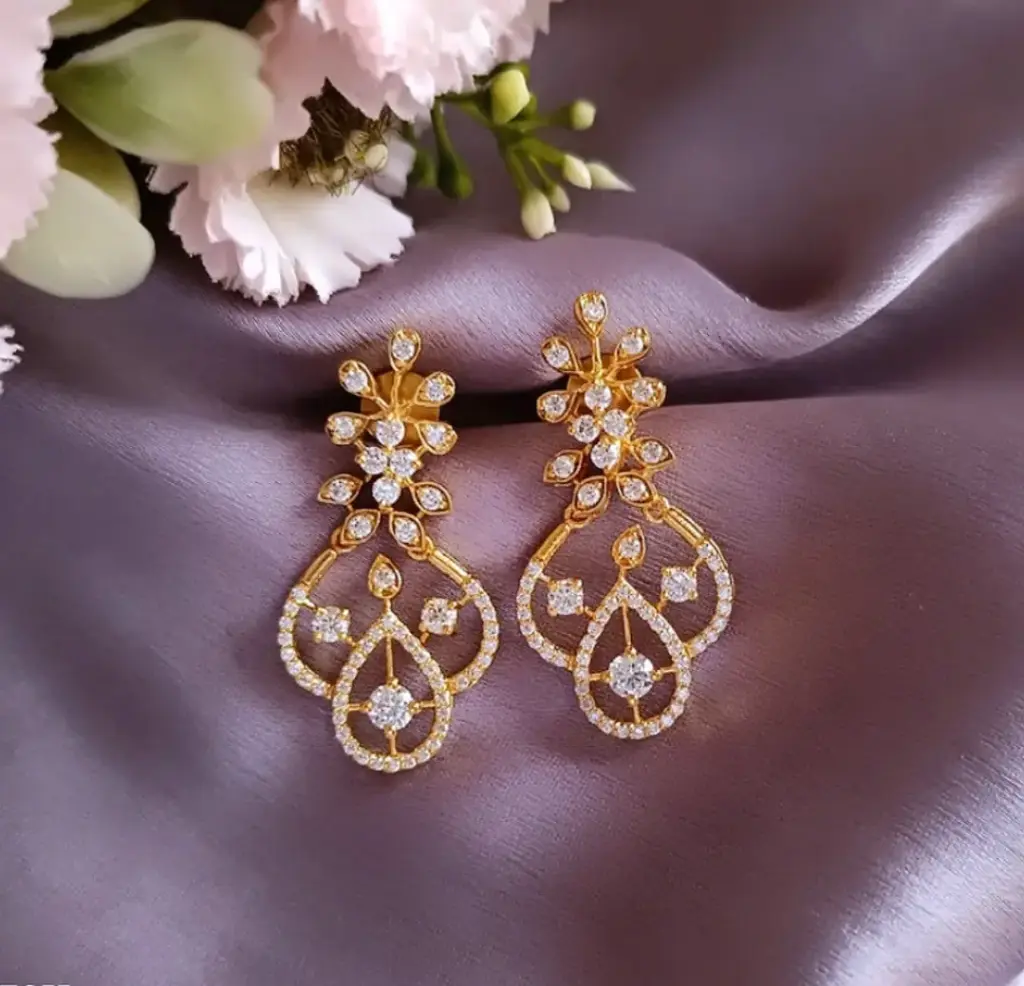 Floral Cascade Earrings
