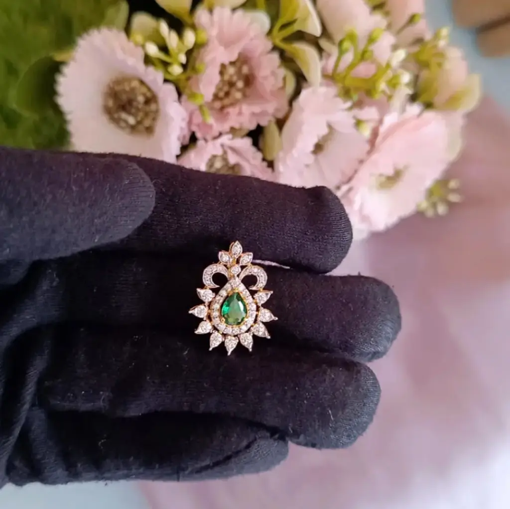 Royal Green Solitaire Pendant