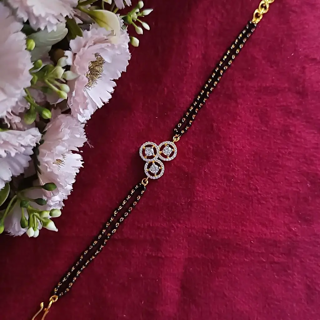 Tri Sequence Diamond Mangalsutra