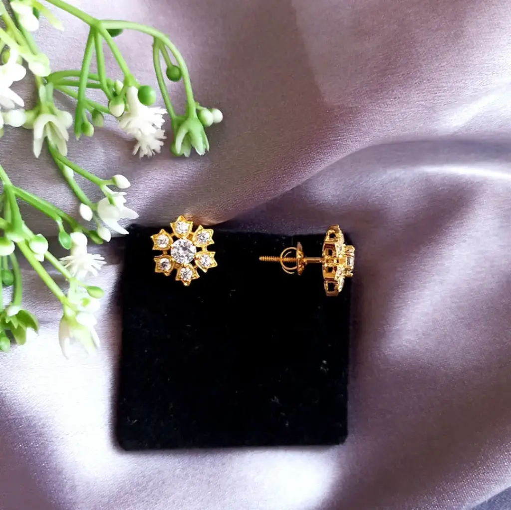 Starlit Petal Earrings
