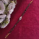 Dual Leaf & Solitaire Hand Mangalsutra