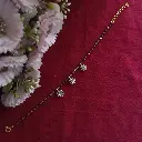 Triple Bloom Hand Mangalsutra