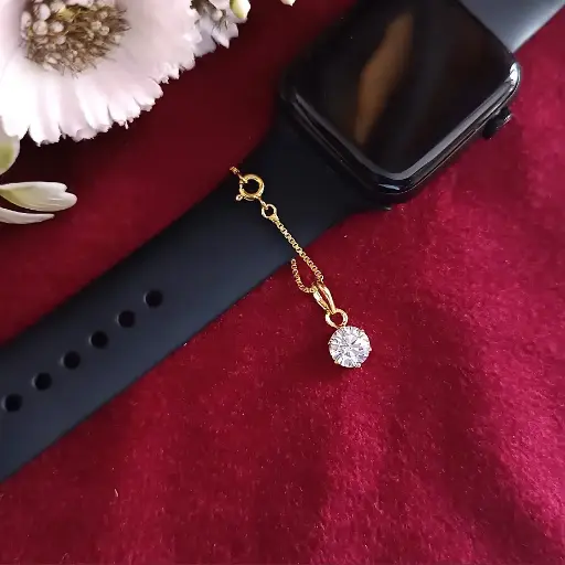 Solitaire Elegance Watch Charm