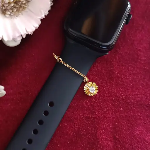 Flower Watch Charm