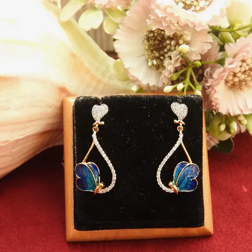 [NEMI353] Aurora Butterfly Earrings