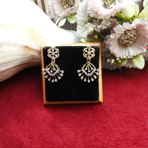 Golden Aurora Drop Earrings