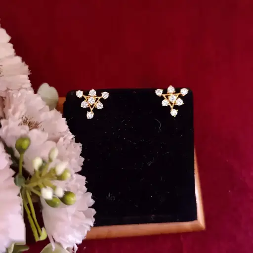 Lustrous Harmony Diamond Studs