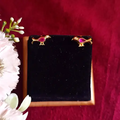 Ruby Aviary Studs