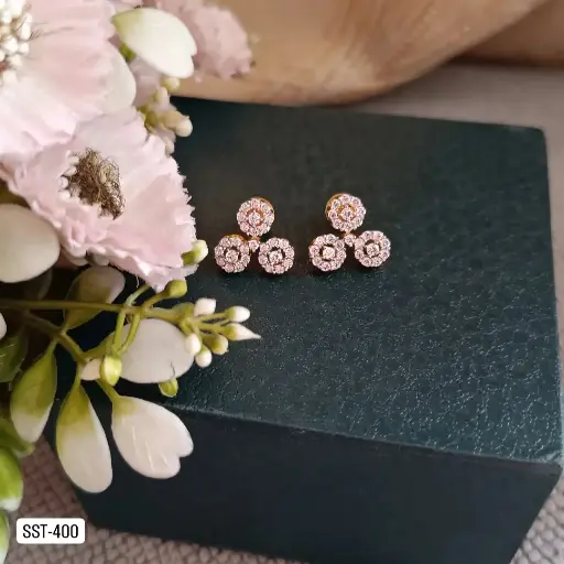 Triple Moon Studs