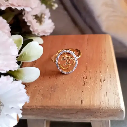 Om Mantra Ring