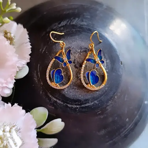 [NEMI402] Butterfly Wings Earrings