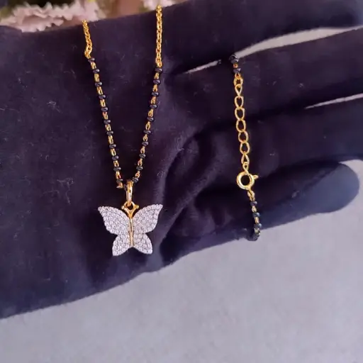 [NEMI405] Butterfly Bliss Mangalsutra