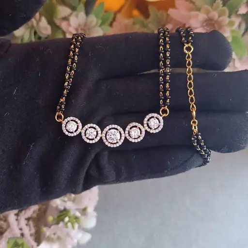 Shimmering Serenity Mangalsutra