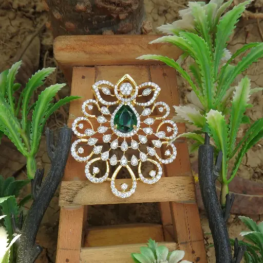 Opulent Emerald Pendant