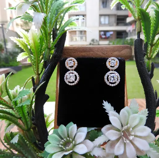 Double Halo Earrings