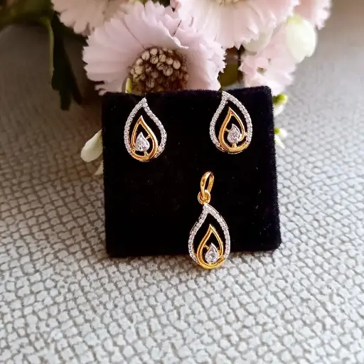 Elegant Cascade Pendant Set