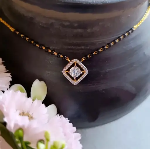[NEMI288BC] Classic Shimmer Mangalsutra