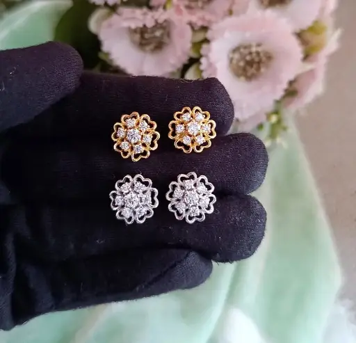 Dual Blossom Earrings
