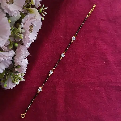 Four Heart Mangalsutra Bracelet