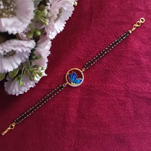 [NEMI325] Butterfly Bliss Hand Mangalsutra