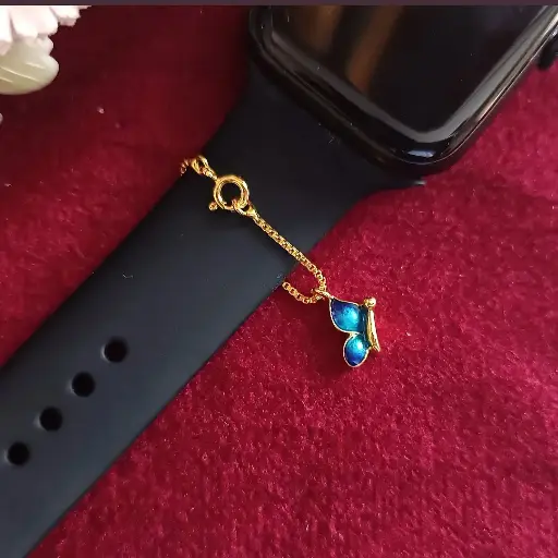 [NEMI322] Butterfly Wing Watch Charm Bracelet
