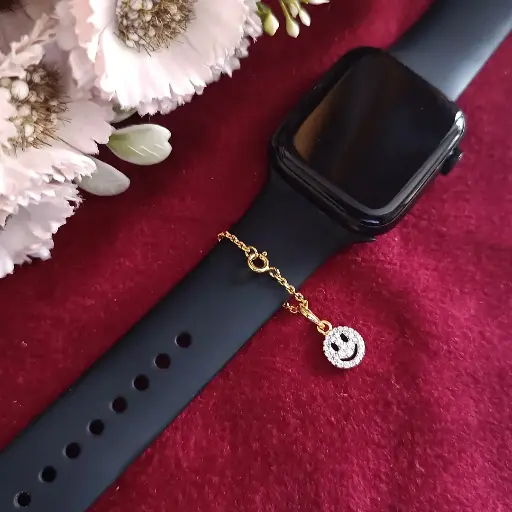 Smiley Watch Charm